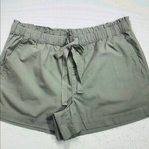 Women's Athletic Shorts in Olive Green